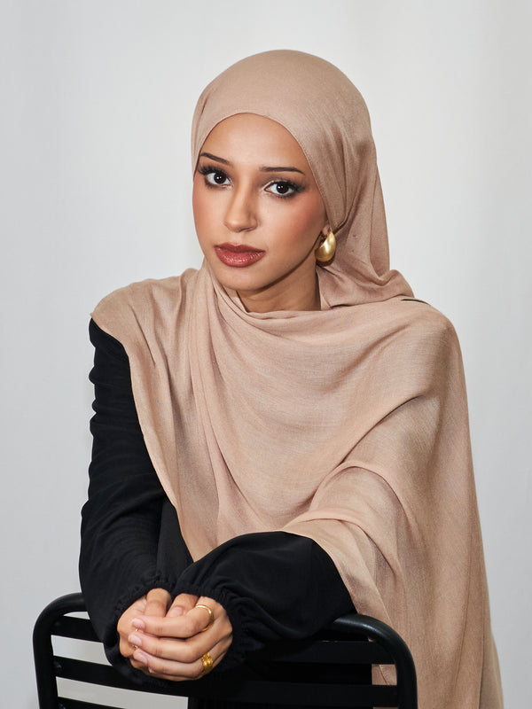 Premium Modal Set with Matching Bamboo Undercap - Nutmeg