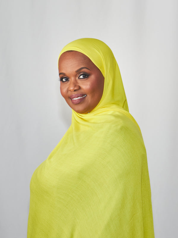 Premium Modal Set with Matching Bamboo Undercap - Lemon Yellow